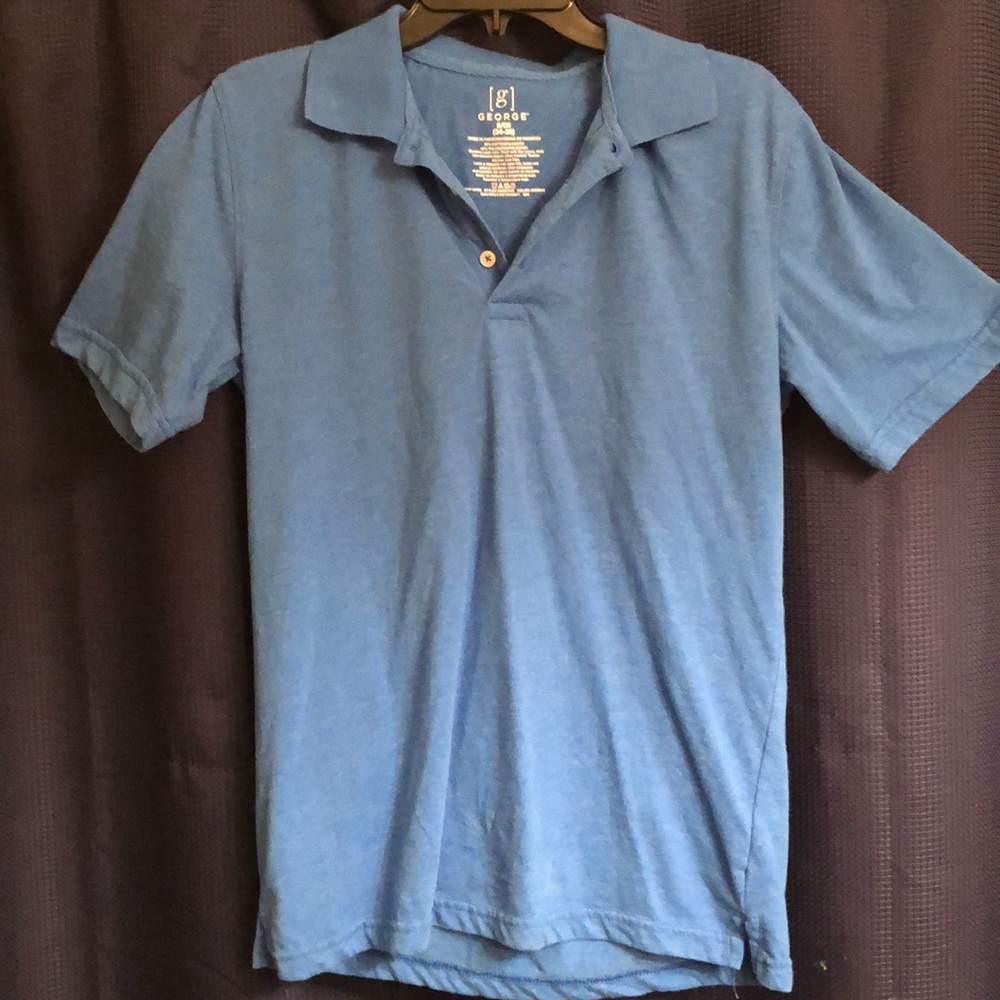 Blue men’s polo shirt